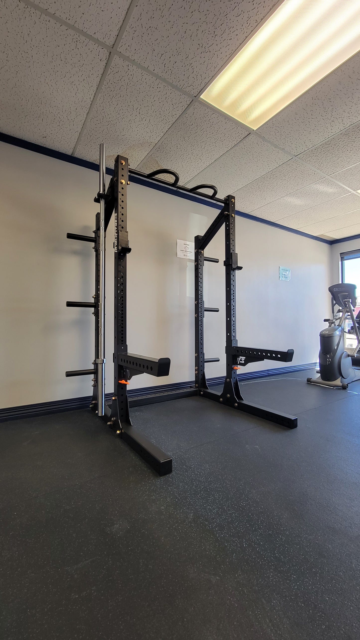 ALPHA SERIES HALF RACK ANGLED BARBELL STORAGE