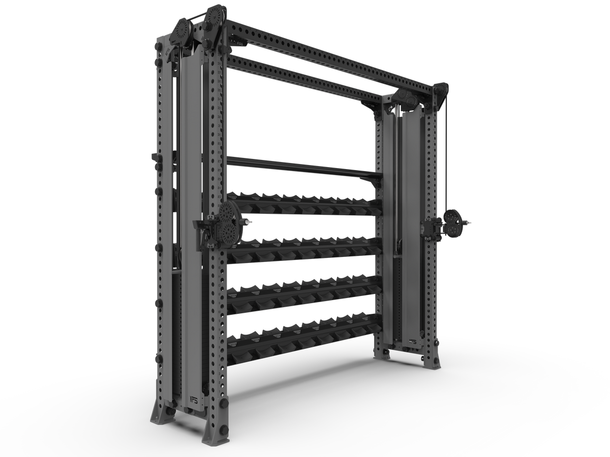 DUAL FUNCTIONAL TRAINER STORAGE COMBO