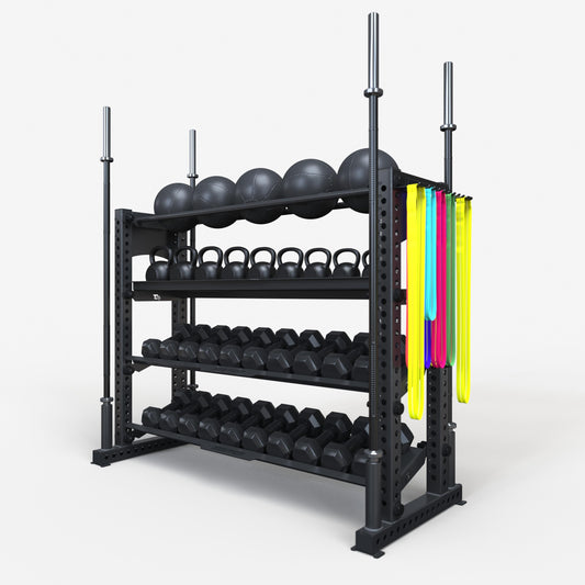 PRO SERIES 4-POST MULTI STORAGE RACK