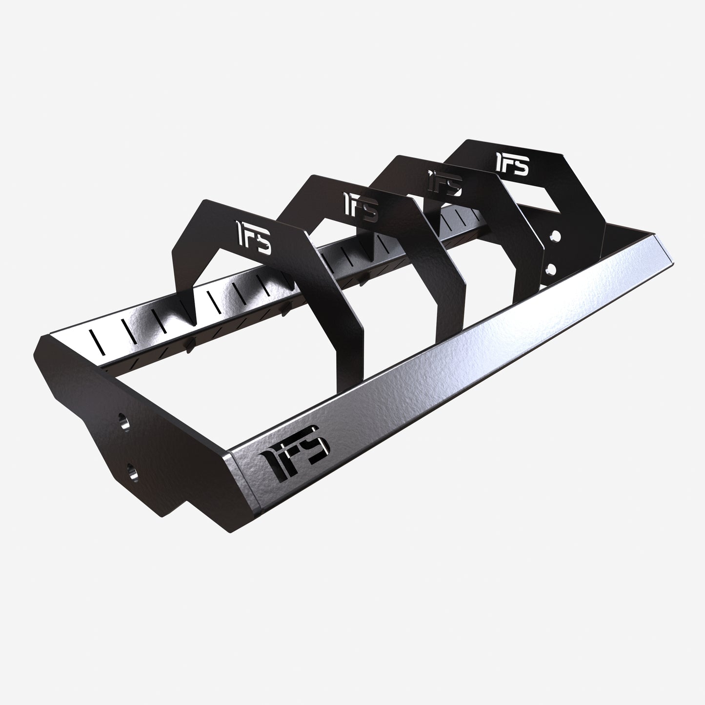 RACK MOUNTED SINGLE POST BUMPER STORAGE SHELF