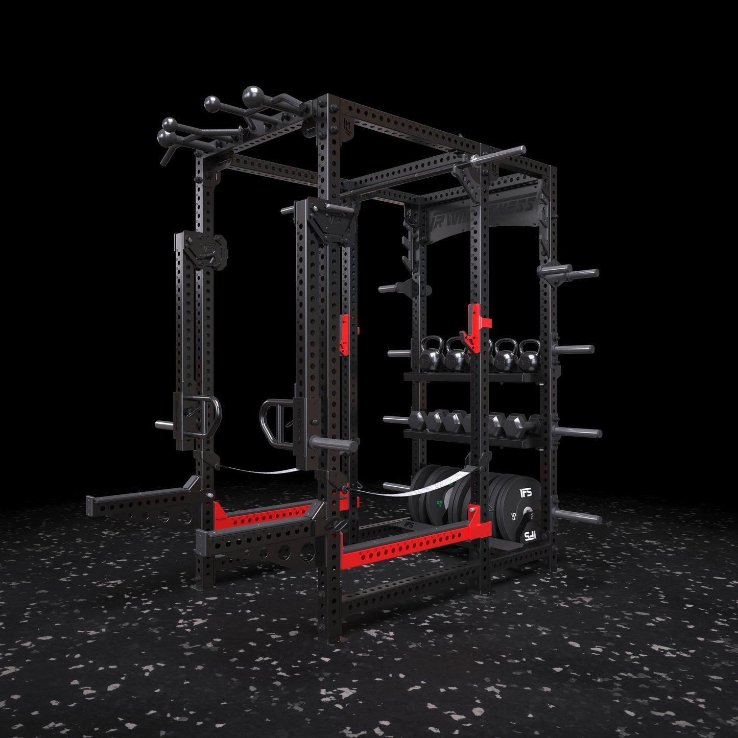 RACK MOUNTED SINGLE POST BUMPER STORAGE SHELF