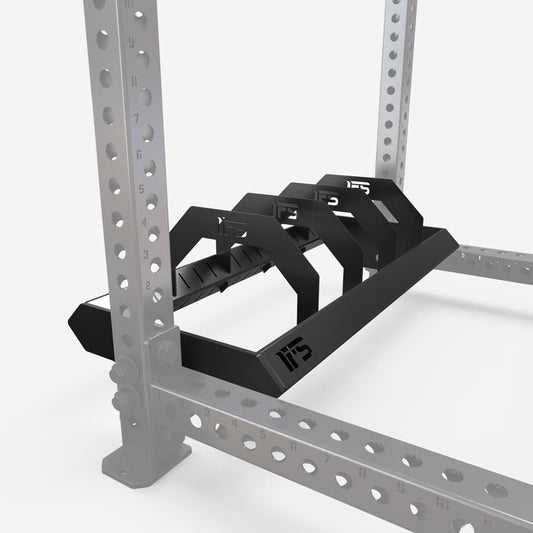 RACK MOUNTED SINGLE POST BUMPER STORAGE SHELF