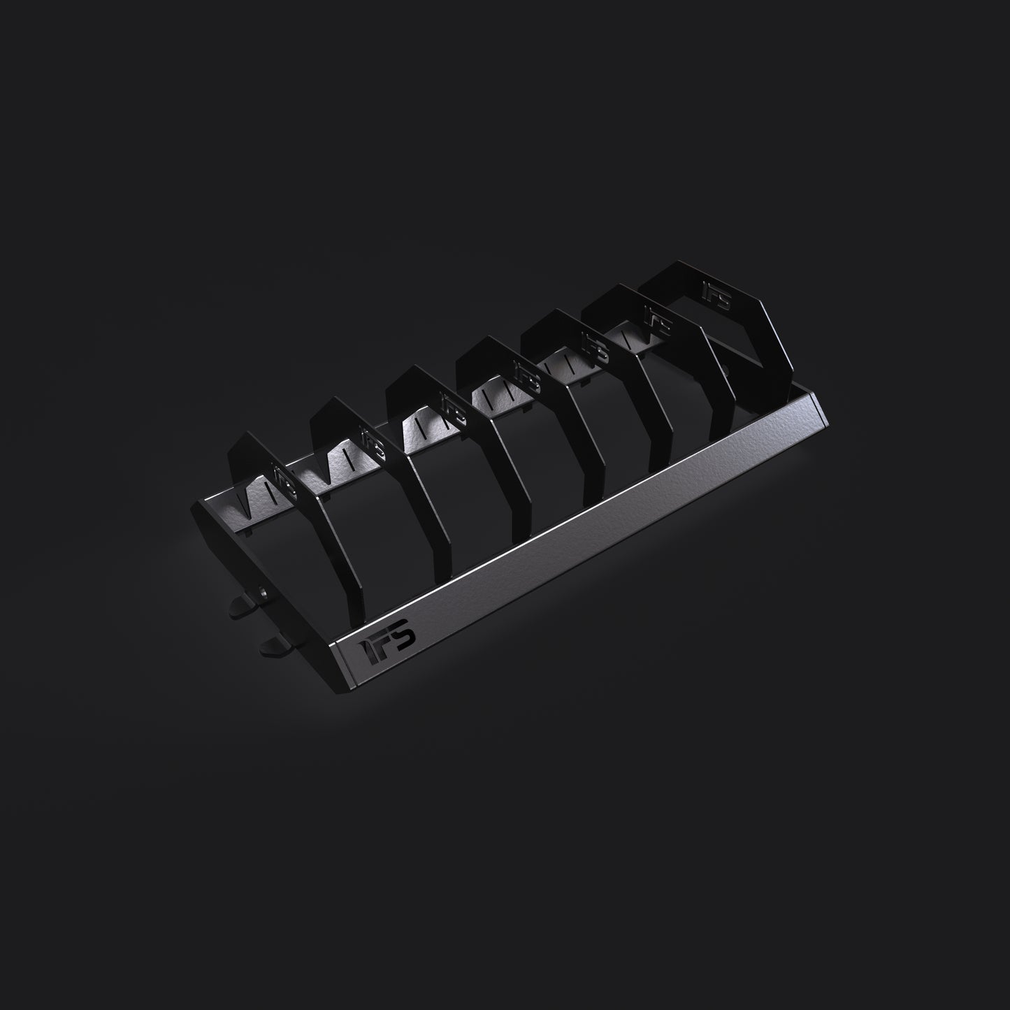 RACK MOUNTED SINGLE POST BUMPER STORAGE SHELF