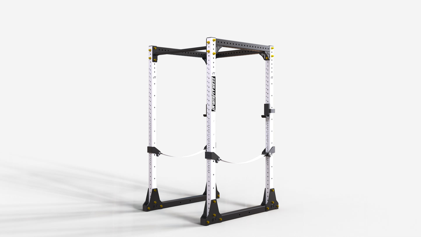 ALPHA SERIES FLAT FOOT POWER RACK - 83"
