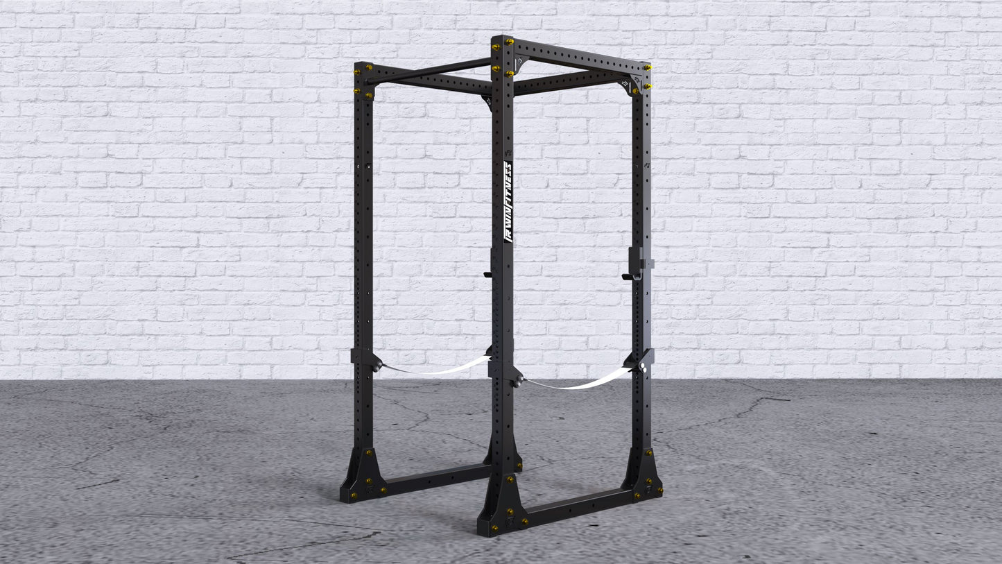 ALPHA SERIES FLAT FOOT POWER RACK - 93"