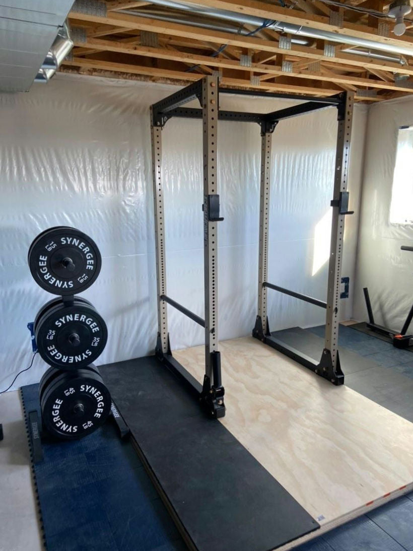 ALPHA SERIES FLAT FOOT POWER RACK - 93"