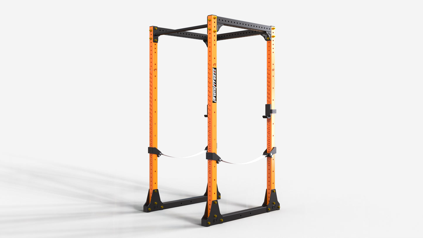 ALPHA SERIES FLAT FOOT POWER RACK - 93"