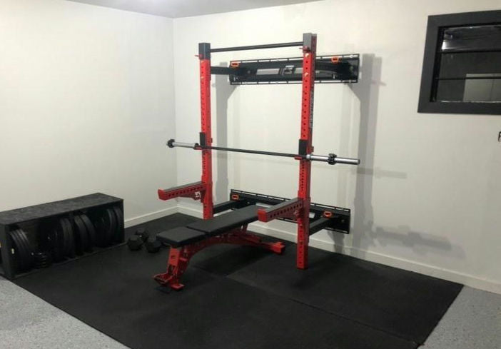 ALPHA SERIES 80" WALL MOUNTED FOLDING RACK