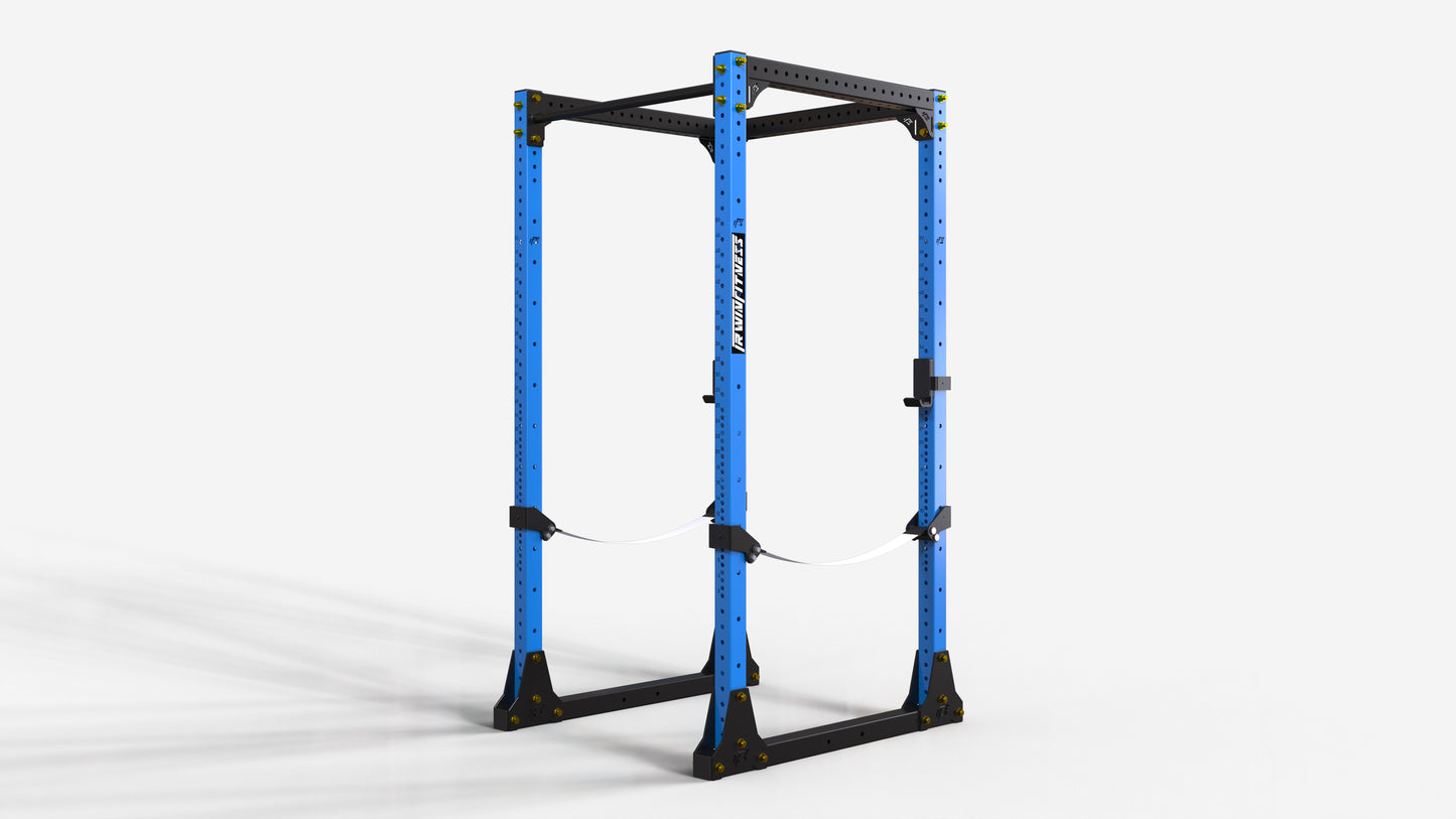 ALPHA SERIES FLAT FOOT POWER RACK - 93"