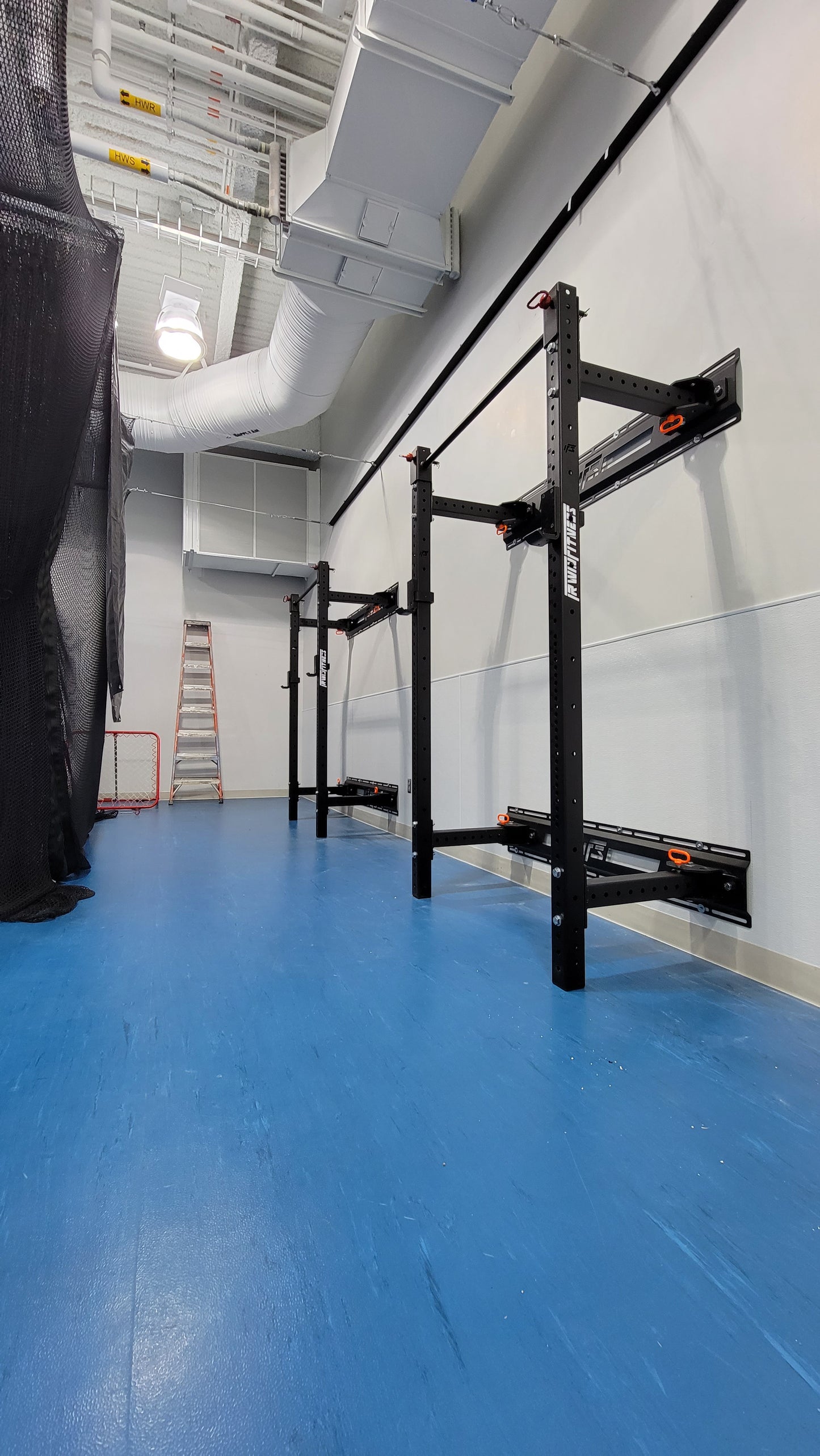 ALPHA SERIES 90" WALL MOUNTED FOLDING RACK
