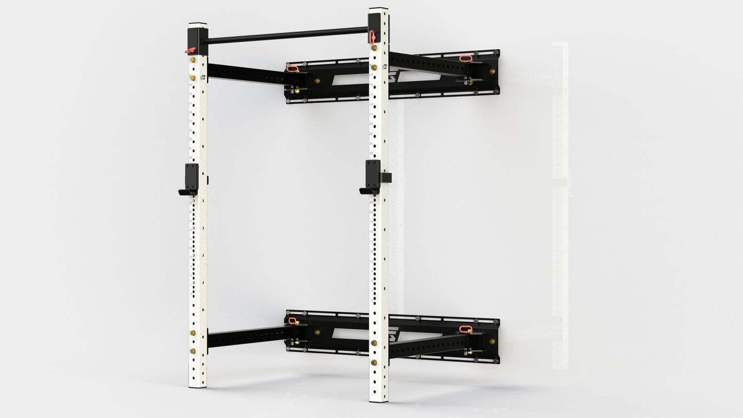 ALPHA SERIES 90" WALL MOUNTED FOLDING RACK