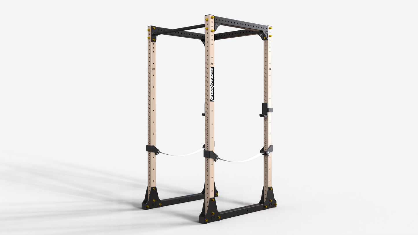 ALPHA SERIES FLAT FOOT POWER RACK - 93"