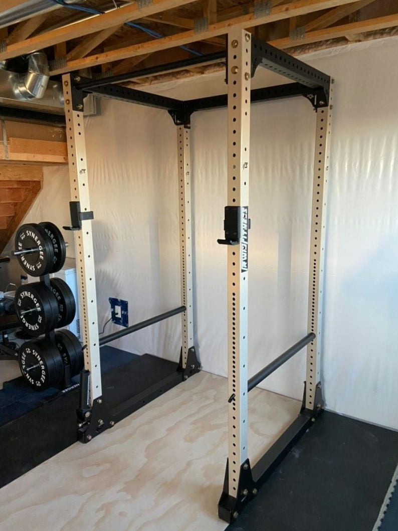 ALPHA SERIES FLAT FOOT POWER RACK - 93"
