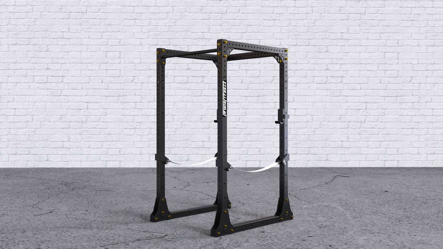 ALPHA SERIES FLAT FOOT POWER RACK - 83"