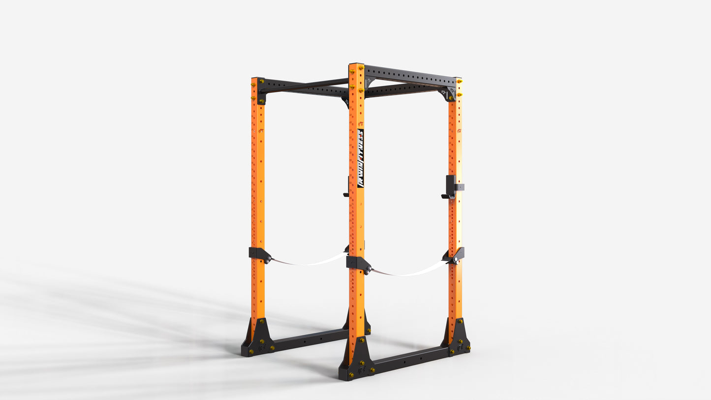 ALPHA SERIES FLAT FOOT POWER RACK - 83"