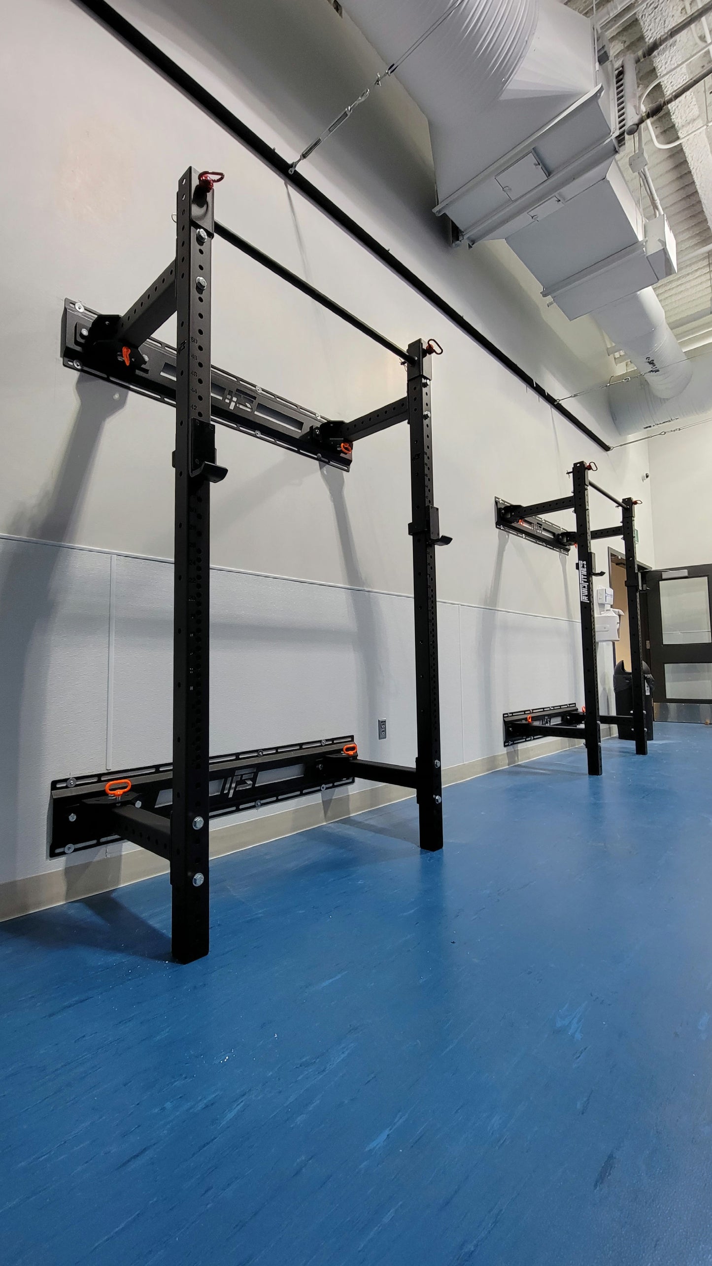 ALPHA SERIES 90" WALL MOUNTED FOLDING RACK