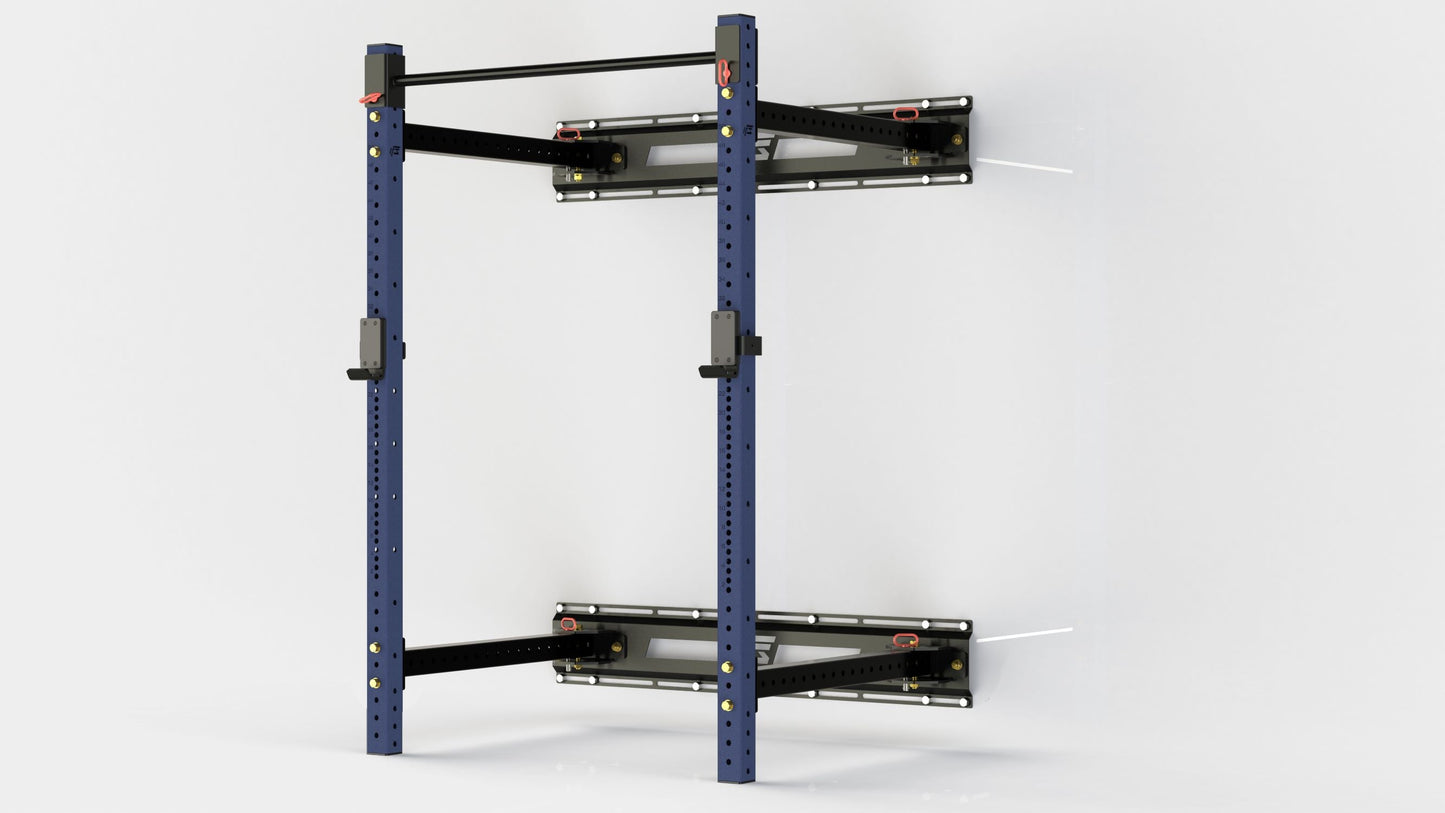 ALPHA SERIES 90" WALL MOUNTED FOLDING RACK