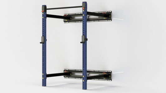 ALPHA SERIES 80" WALL MOUNTED FOLDING RACK