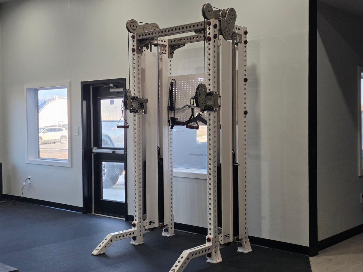 FREE STANDING DUAL FUNCTIONAL CABLE COLUMN
