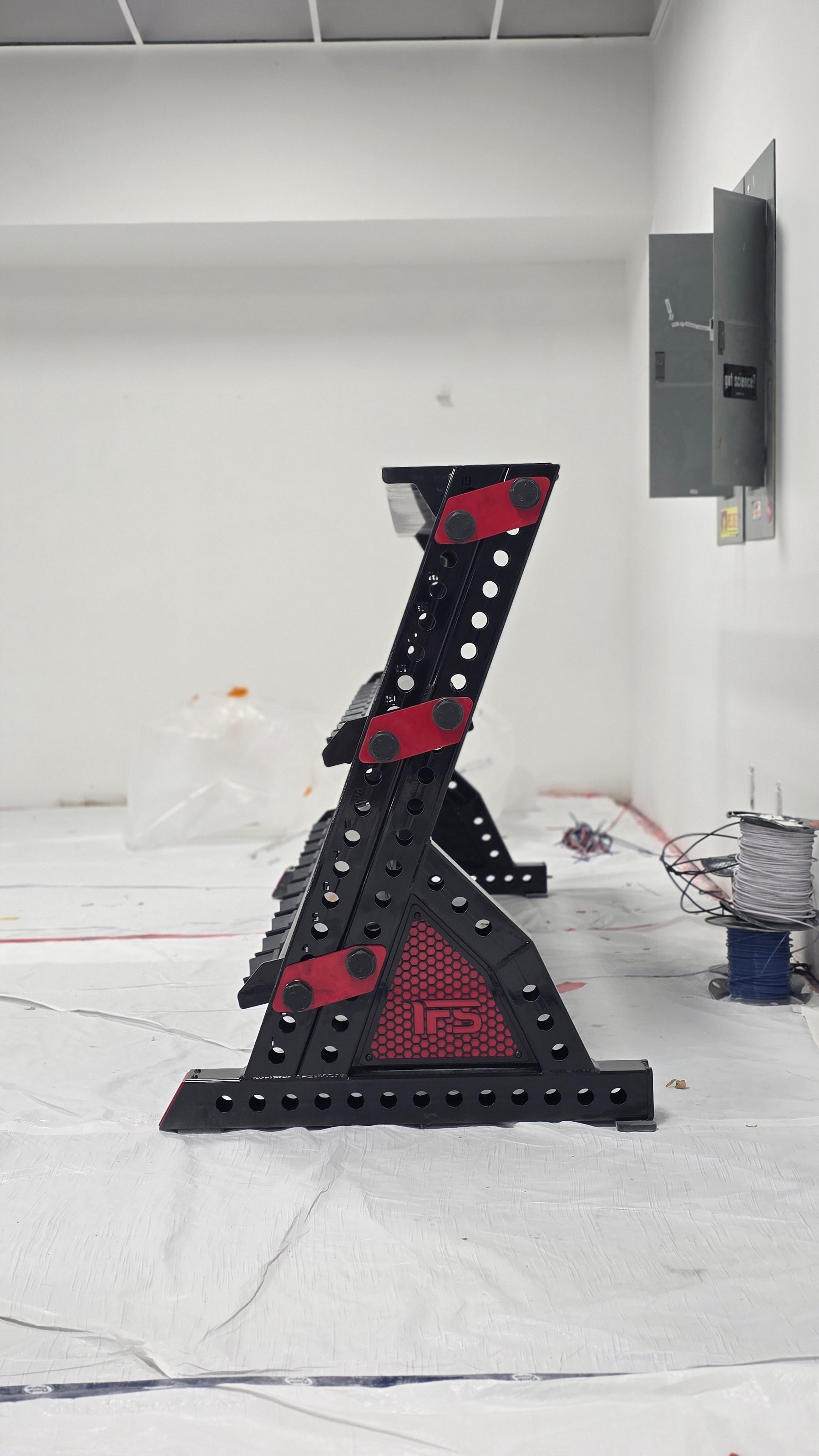 Industrial Athletics training rack system alternate view