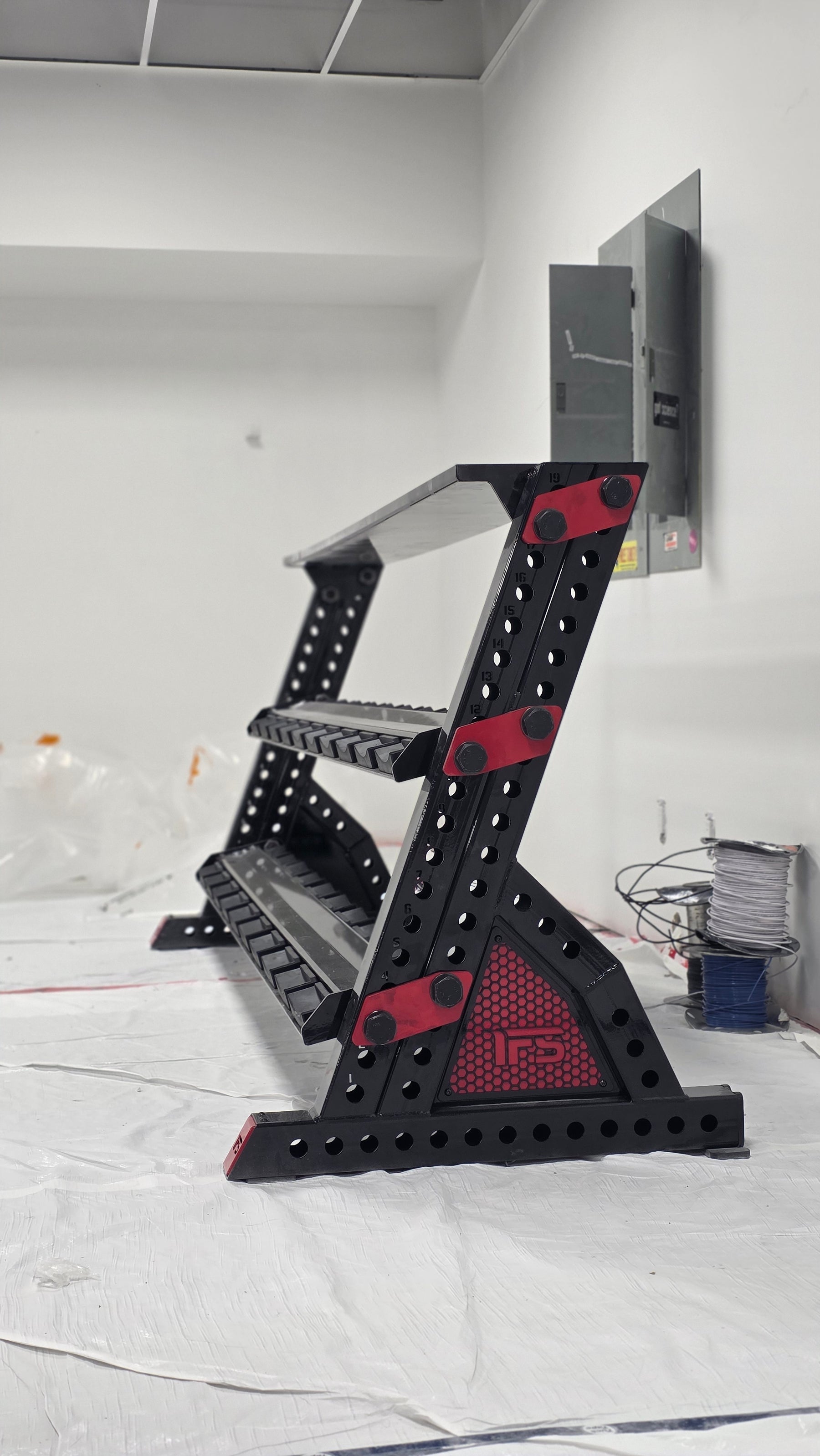Industrial Athletics training rack system