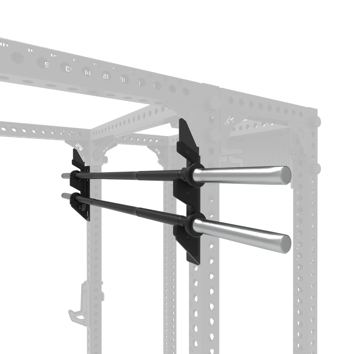 Double Bar Rack Mounted Storage