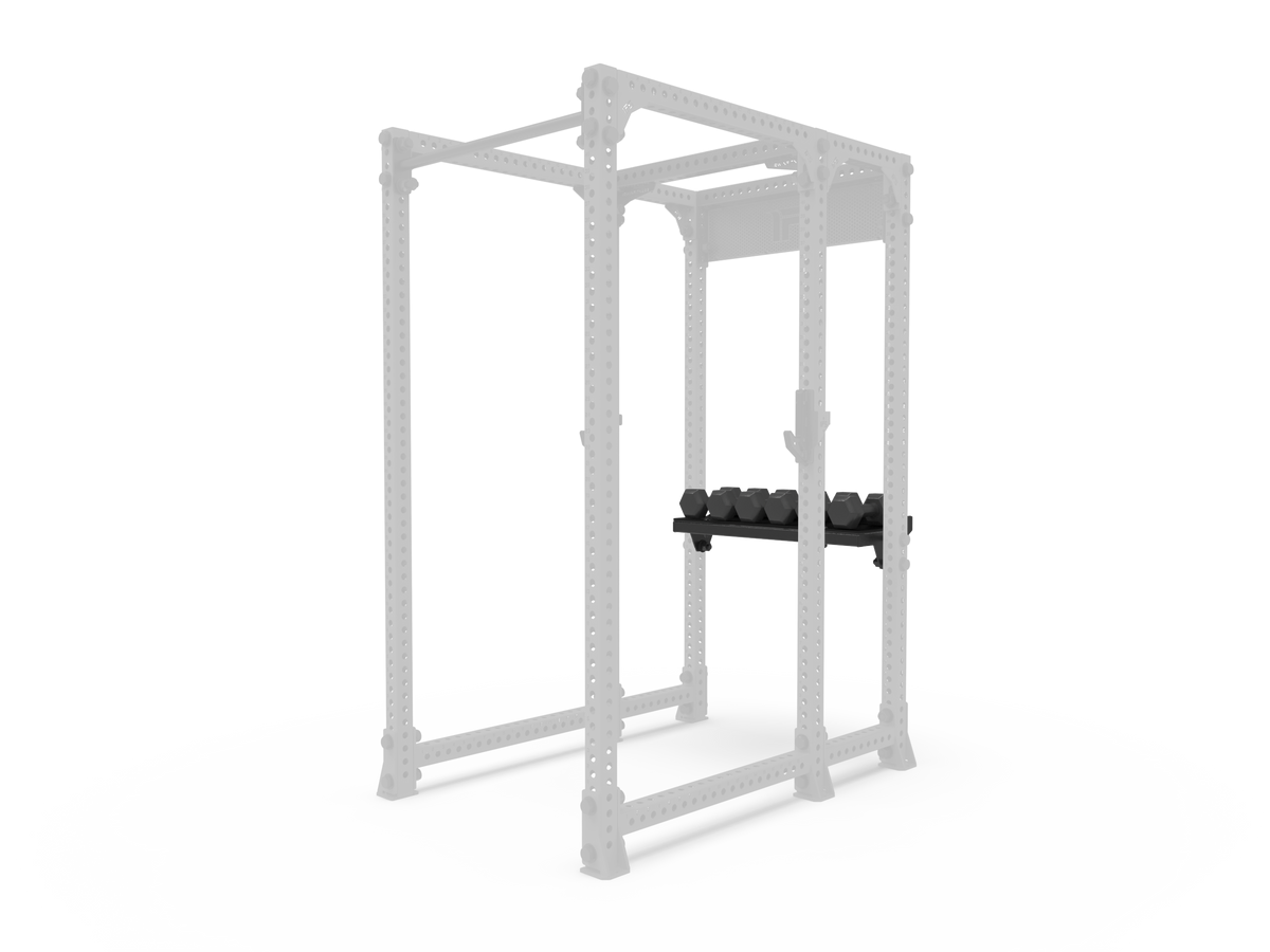 RACK MOUNTED SINGLE-POST FLAT STORAGE SHELF