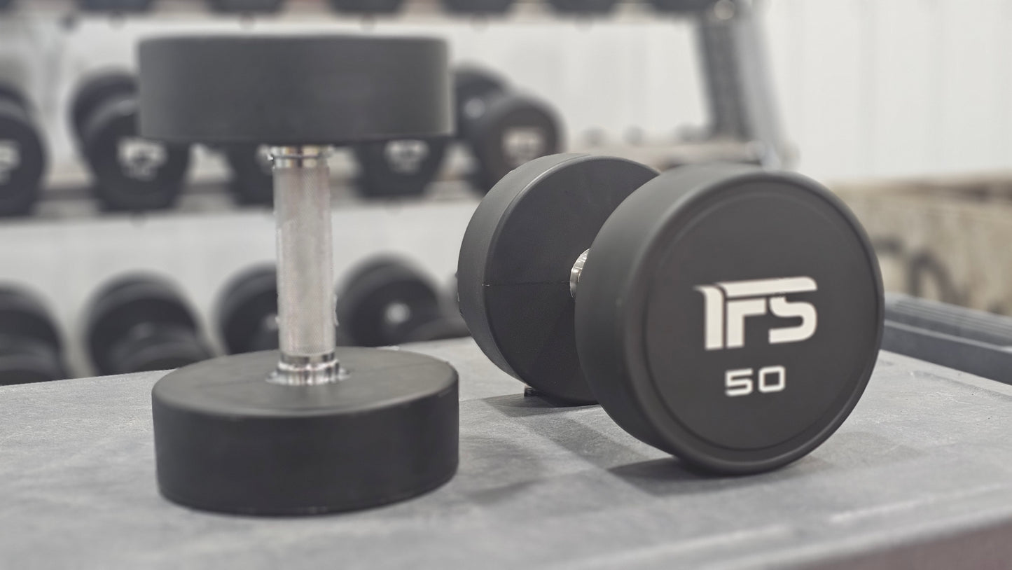 IRWIN FITNESS ROUND URETHANE DUMBBELLS