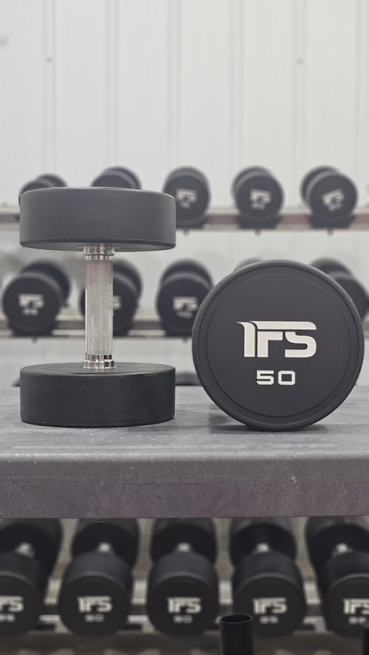 IRWIN FITNESS ROUND URETHANE DUMBBELLS