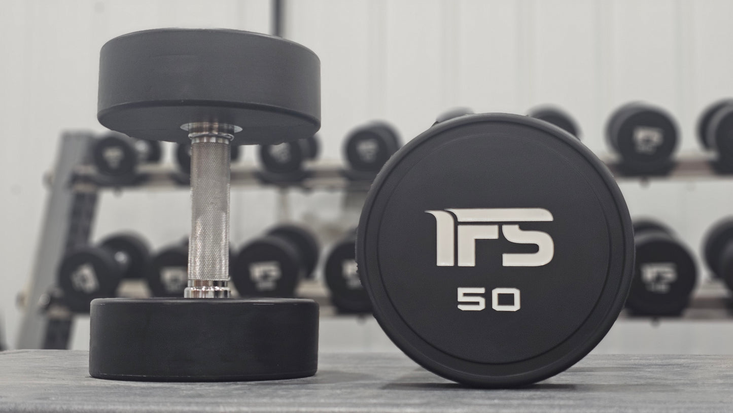 IRWIN FITNESS ROUND URETHANE DUMBBELLS