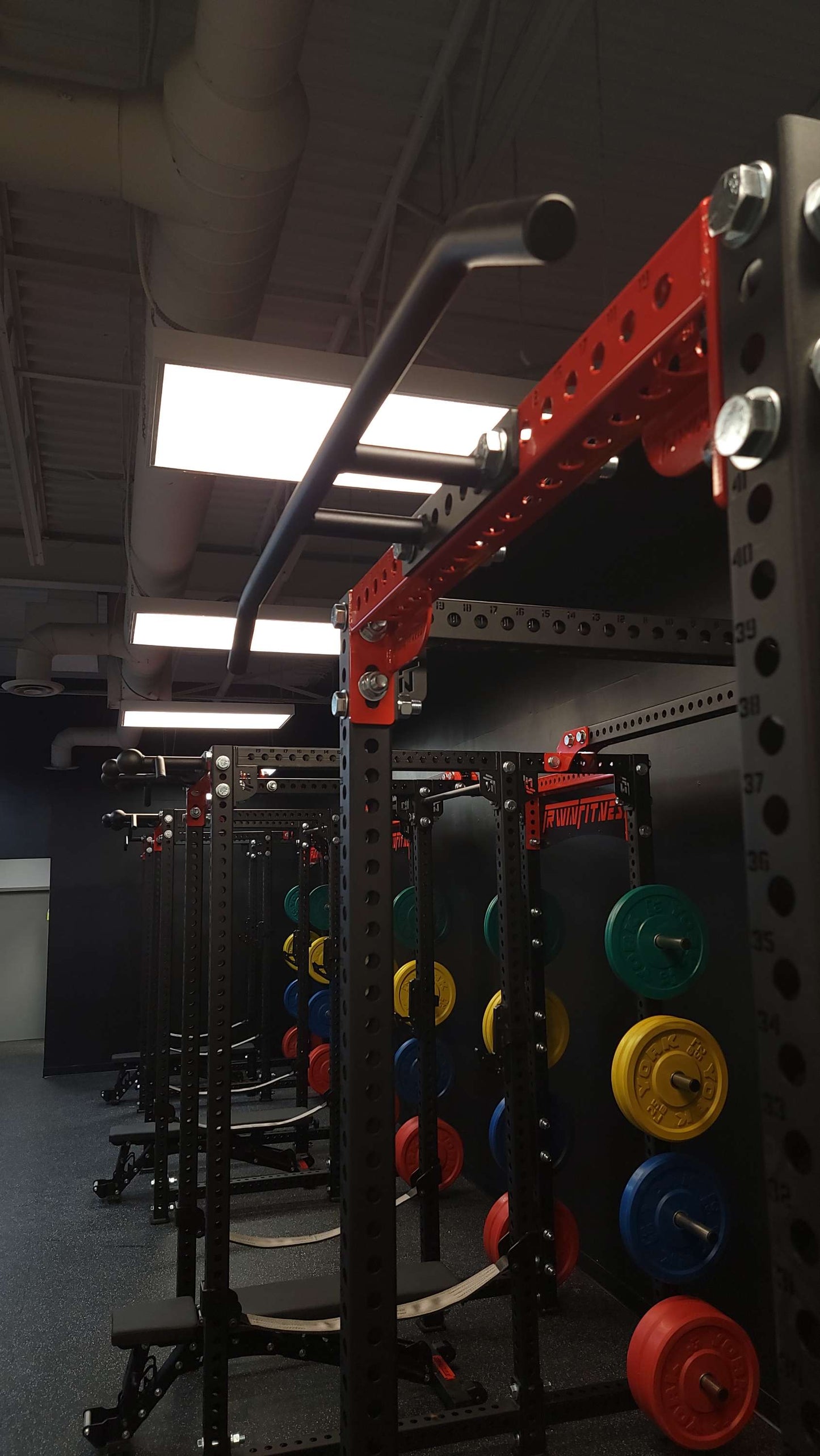 PRO SERIES RACK ATTACHED ANGLED PULLUP BAR