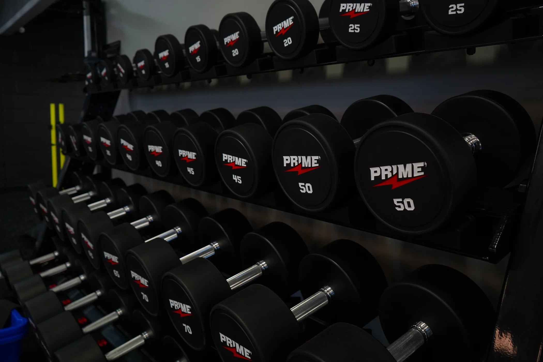Prime branded dumbbells